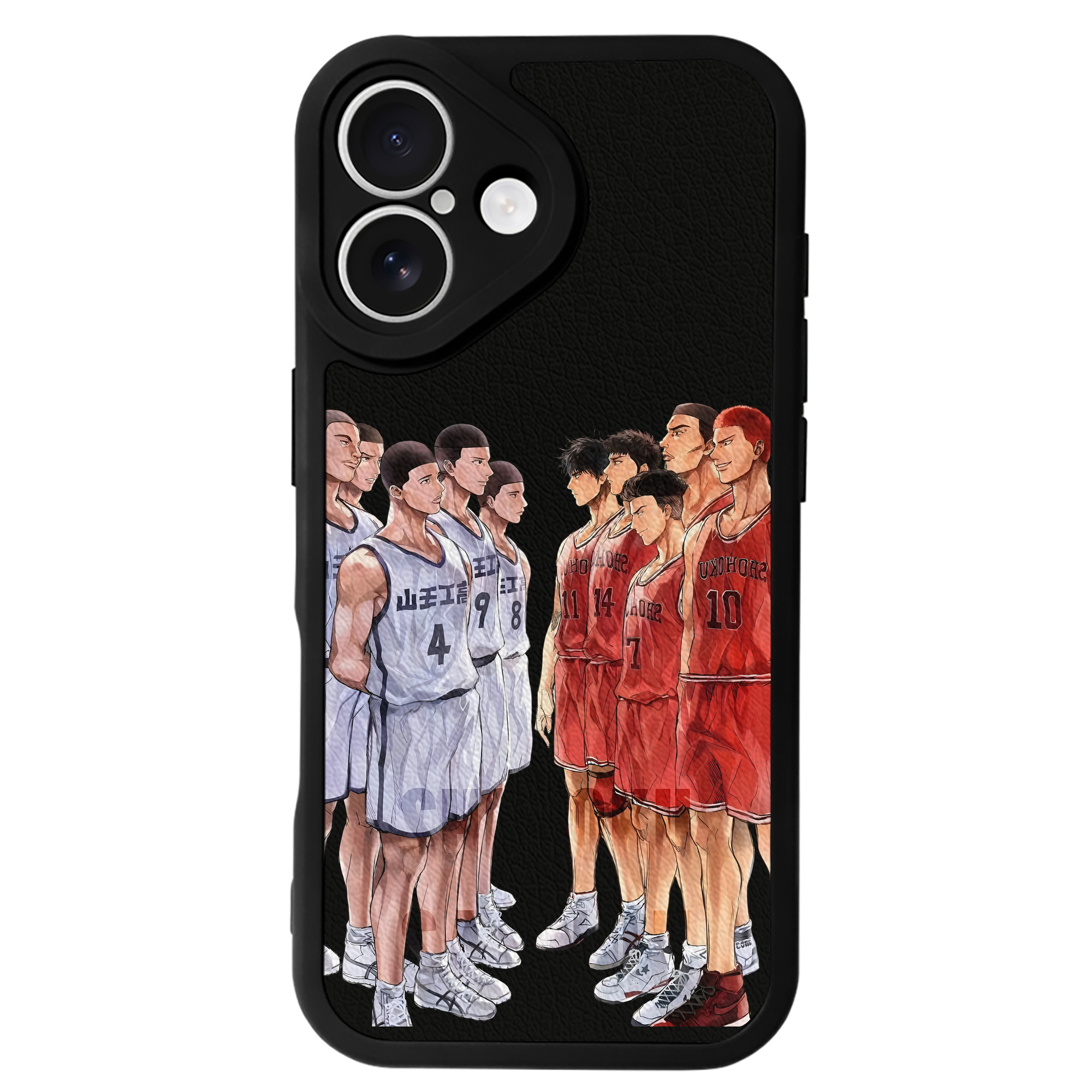 （画像用） SLAM DUNK／スラムダンク 【iPhone 16シリーズ対応】シリコンスマホケース（レザー調） 材質：シリコン